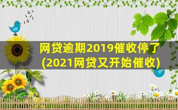 网贷逾期2019催收停了(2021网贷又开始催收)