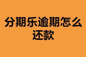 分期乐逾期怎么还款？向周边人寻求帮助（控制花销）