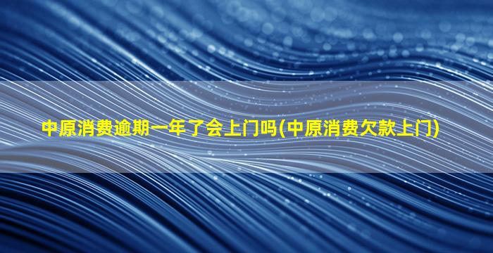 中原消费逾期一年了会上门吗(中原消费欠款上门)