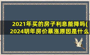 2021年买的房子利息能降吗(2024明年房价暴涨原因是什么)